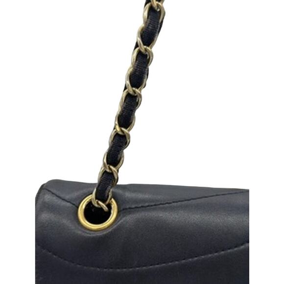 CHANEL Pre-Owned 2015-2016 Pagoda Flap shoulder bag AMAZING Full SET! NAVY - Picture 4 of 16